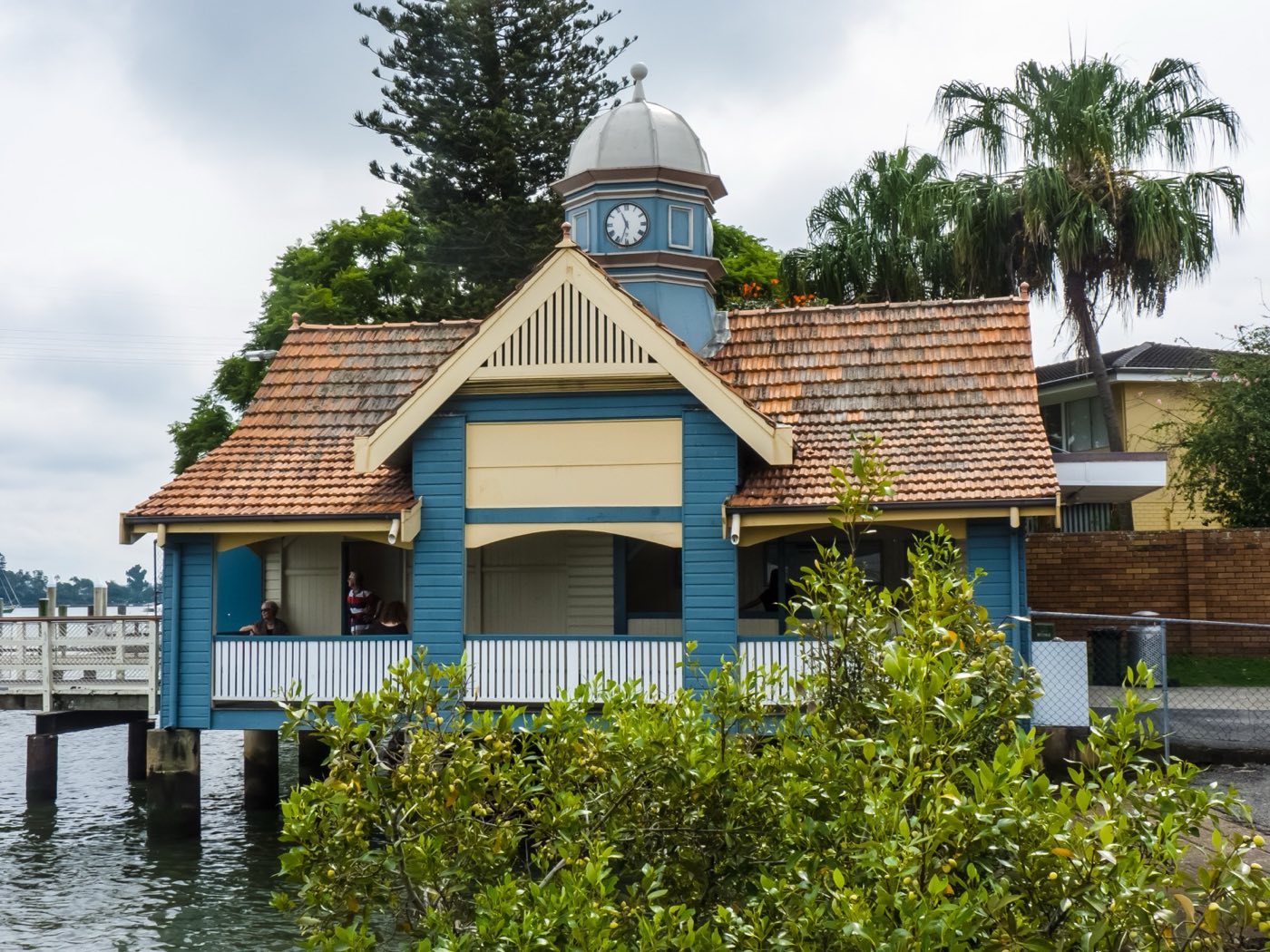 The Bulimba ferry terminal, the CityCat walk from Balmoral